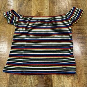 Urban Outfitters Off the Shoulder Crop Top